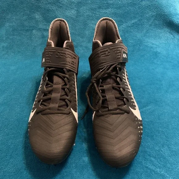 Nike Alpha Menace Pro 2 Mid Black Football Cleats Mens Size 15 New AQ3209-002 - Picture 6 of 7
